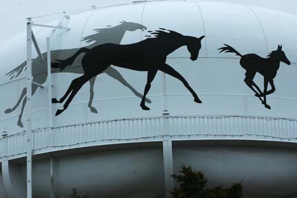 West Water Tower, detail